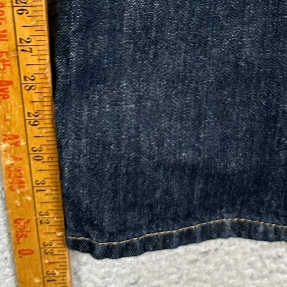 Levis 514 Jeans Mens 34X34 Blue Straight Fit Dark Wash 5 Pocket Red Tab Denim